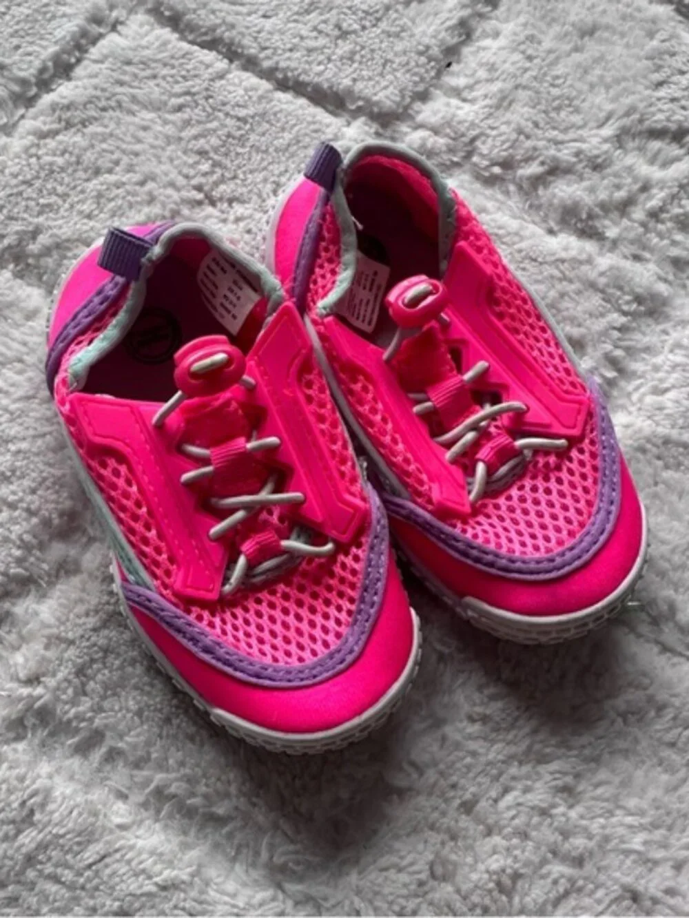 Wonder Nation | Pink Toddler Girls Water Shoes | Size 5/6